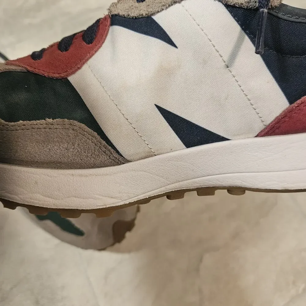 New Balance 327 Multi-Color Grey Green Red Navy MS327PWA Men’s Size 12